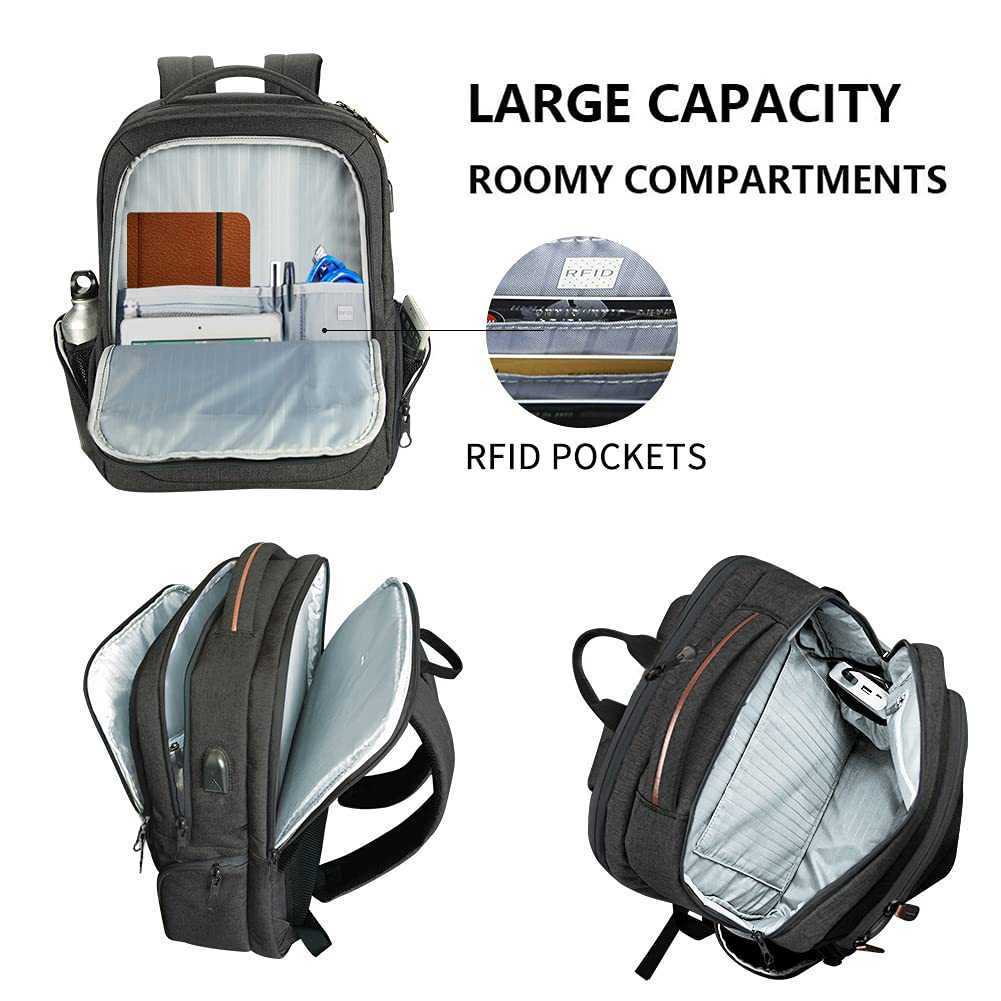New Multifunctional Laptop Bag Backpack Student Large Capacity Travel Bags Male and Female Back Pack with Usb 241223