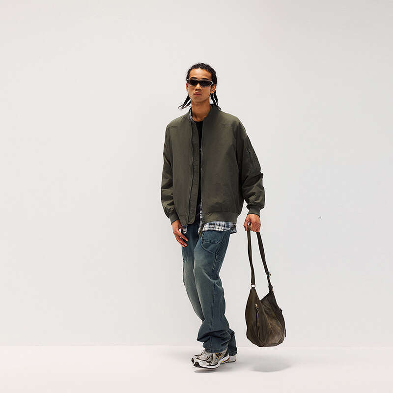 American Trendy Brand Spring Autumn Baseball Rascal Handsome Coat Men's and Women's Flight Jacket