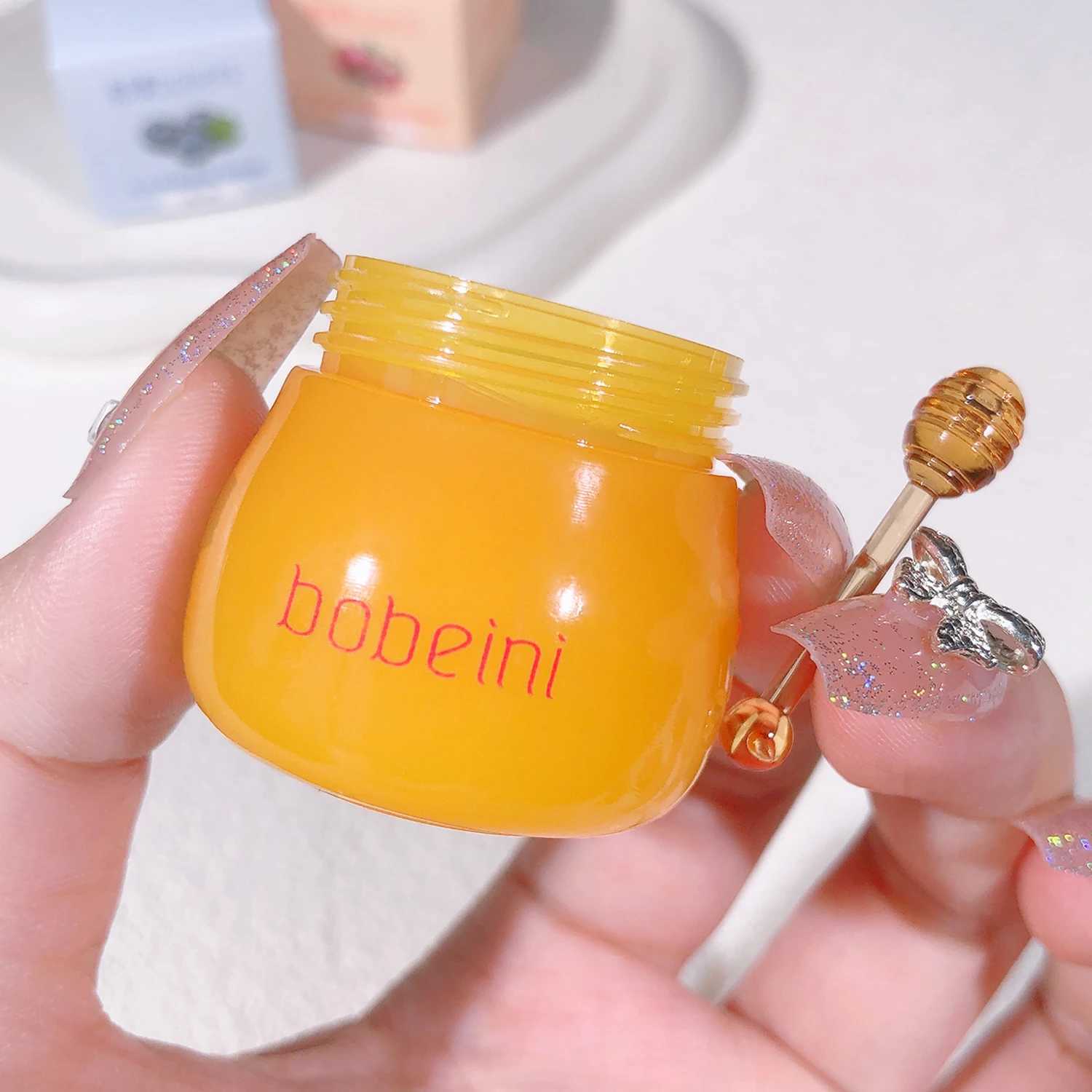 Small Honeypot Lip Mask Moisturizing Lip Balm Hydrates Prevents Dryness Cracking Peeling and Fading Lip WrinkleXJ241223