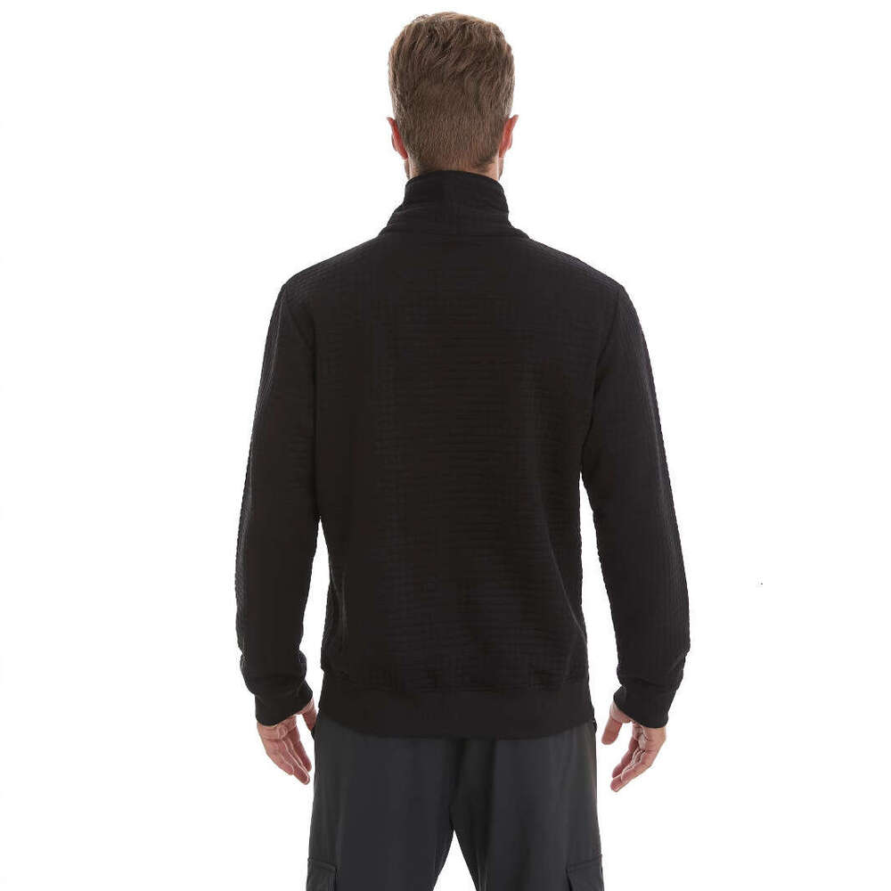 Specialized autumn and winter high neck top casual men's stand collar design hoodie jacket