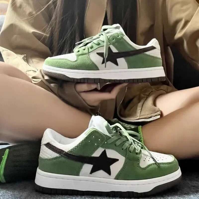 New Fashionable Low-top Vulcan ized Retro Street Hip-hopc Skate Women's Sneakers