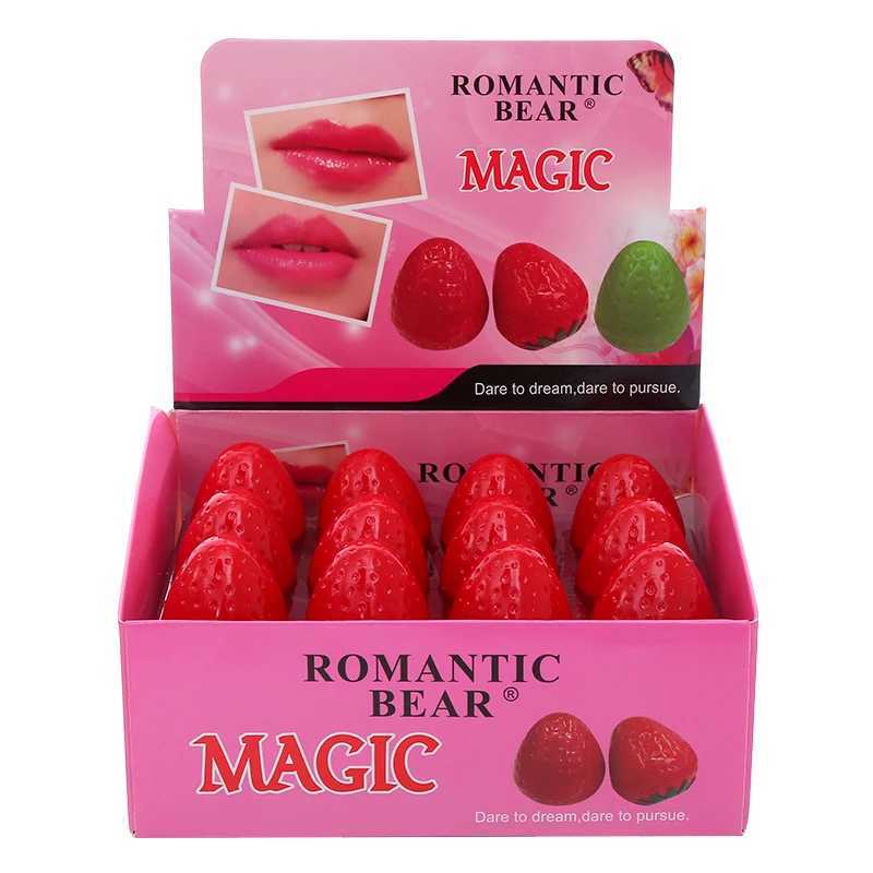 Lady Girls moisturizing lipstick natural formula lovely nutrition lipstick natural strawberry lipstick plant organic lipstickW241223