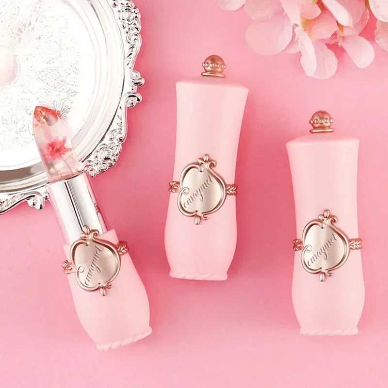 Jelly Dried Flower Color Changing Lip Balm Transparent Moisturizing Make Up Lipstick Repair Dry Cracks for Lips Care LipglossXJ241223