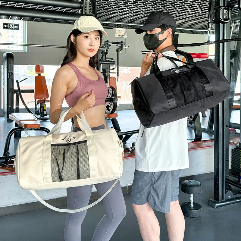 Womens fitness bag sports and fitness training bag wet dry separation handbag lightweight yoga bag with shoe pocket waterproof sports bag 241220