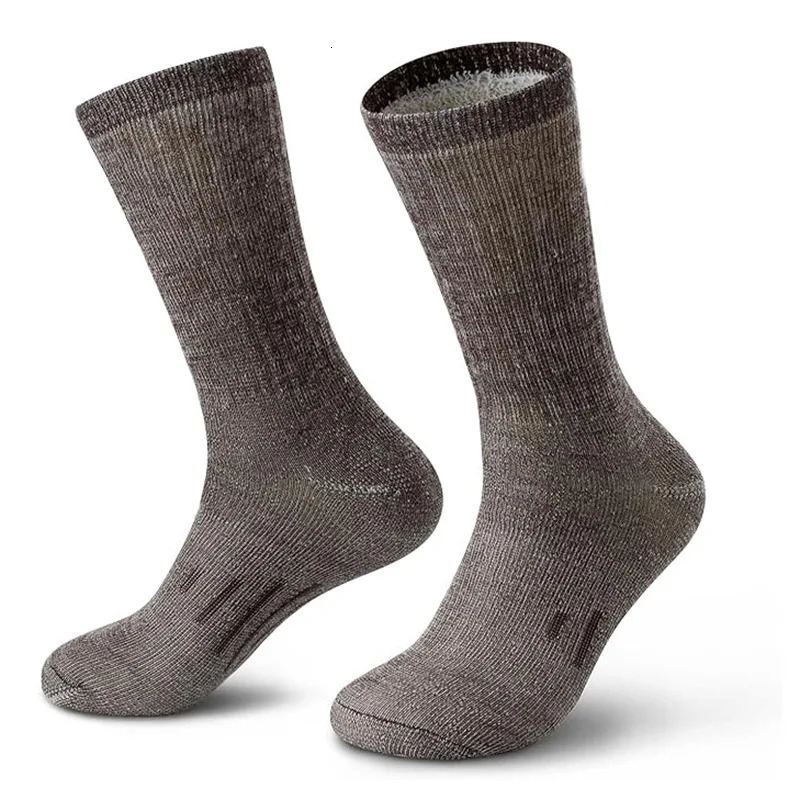 3 pairs of 80% Merino wool socks warm and thick hiking mats mens breathable sports socks moisturizing willow branches European size 241219