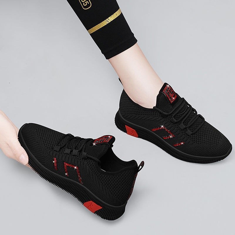 Women S Ddmywed Sports New Autumn Korean Version Versatile Breathable Mesh Lightweight Thick Sole Casual Comfortable Shoes For Chinese Brand F Ddmysat
