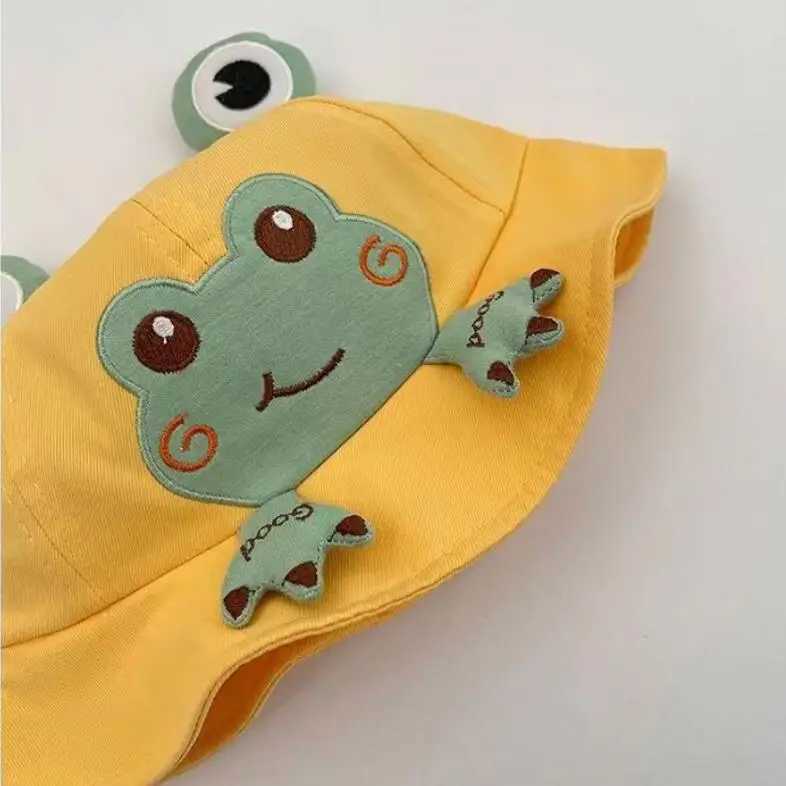 Caps Hats Baby Bucket Hat 2023 Childrens Spring Festival Outdoor Boys and Girls Sun Hat Summer Cute Flowers and Plants Children Fishermans Hat Cotton 