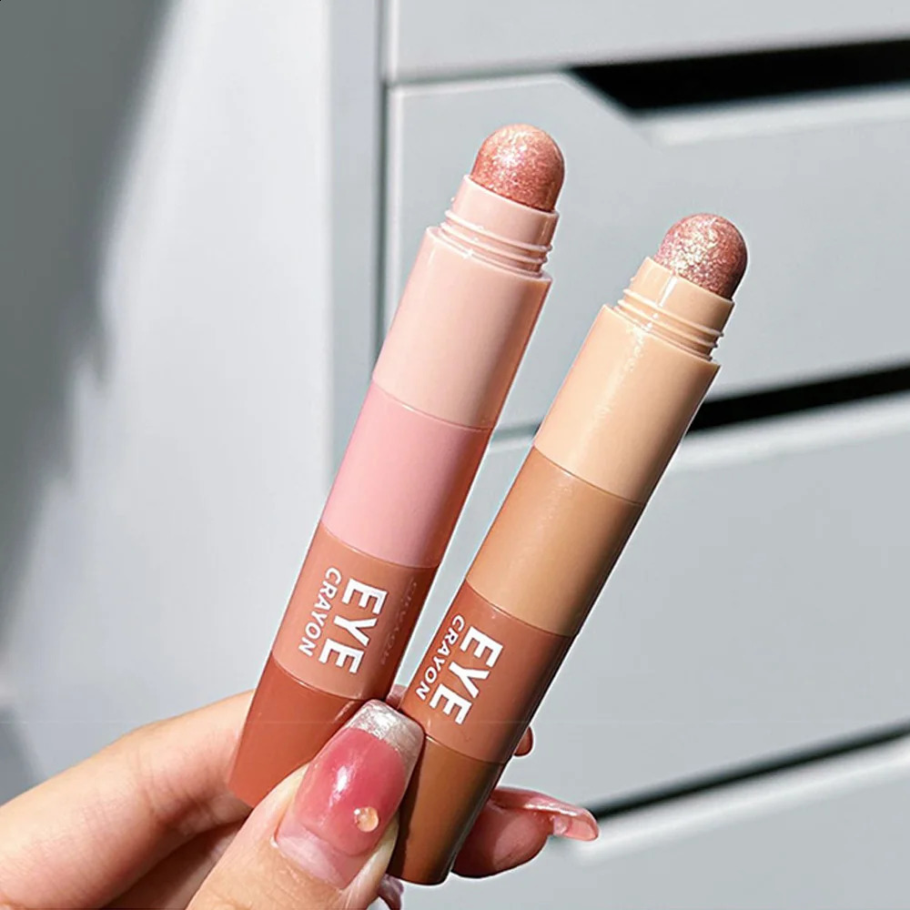 Mini Cannonball Combination Eyeshadow Four-color High-gloss Matte Pearlescent Lazy Eyeshadow Pen 241223