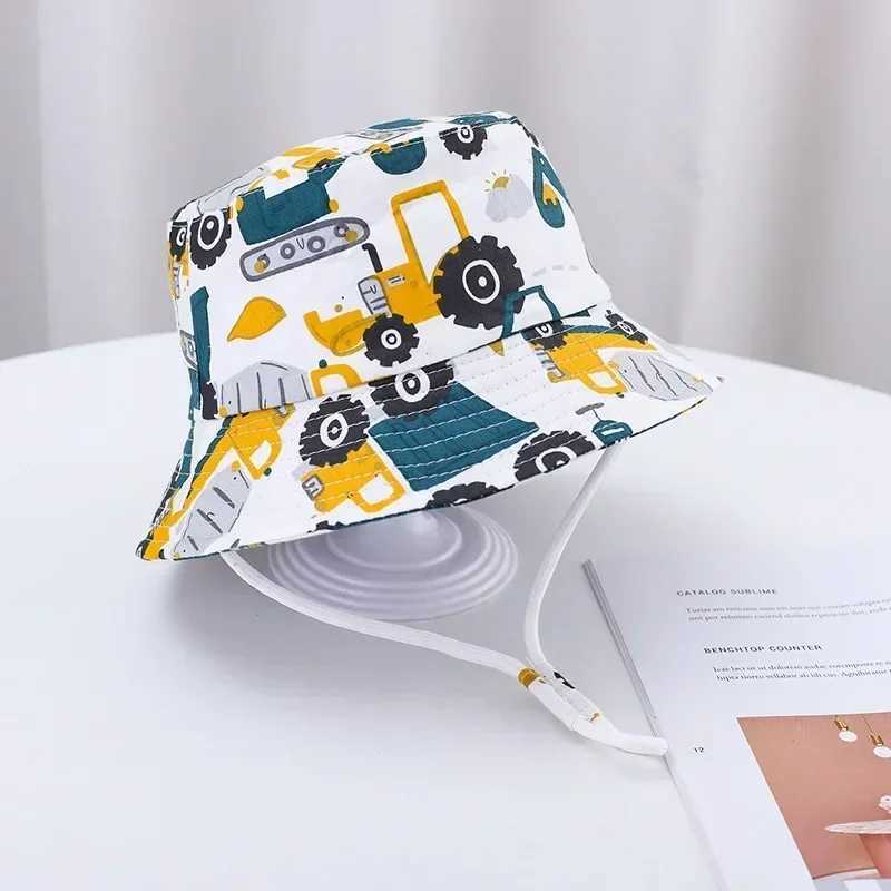 Caps Hats Summer Sun Hats for Girls Panama Boys Hat Cotton Baby Hat UV Children Bucket Hats Toddler Kids Panama Boys Hat Outdoor Beach Sun Hat H241223