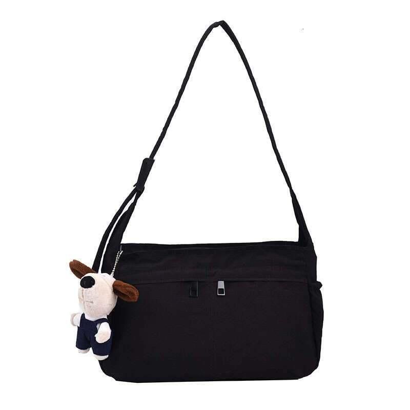 Oxford cloth large capacity women's lazy style, one shoulder diagonal cross bag, 2024 new fashionable and casual canvas trend