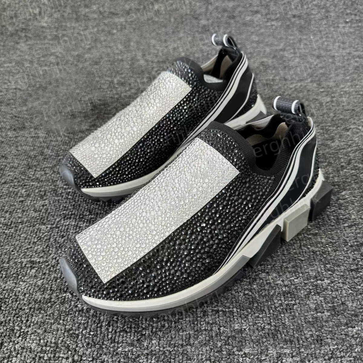 10A Designer Sock Shoes Womens Mens Sneaker Sorrento in maglina stretch Mesh Breathable lightweight walk hike run shoe Red Black White casual sport outdoor trainer