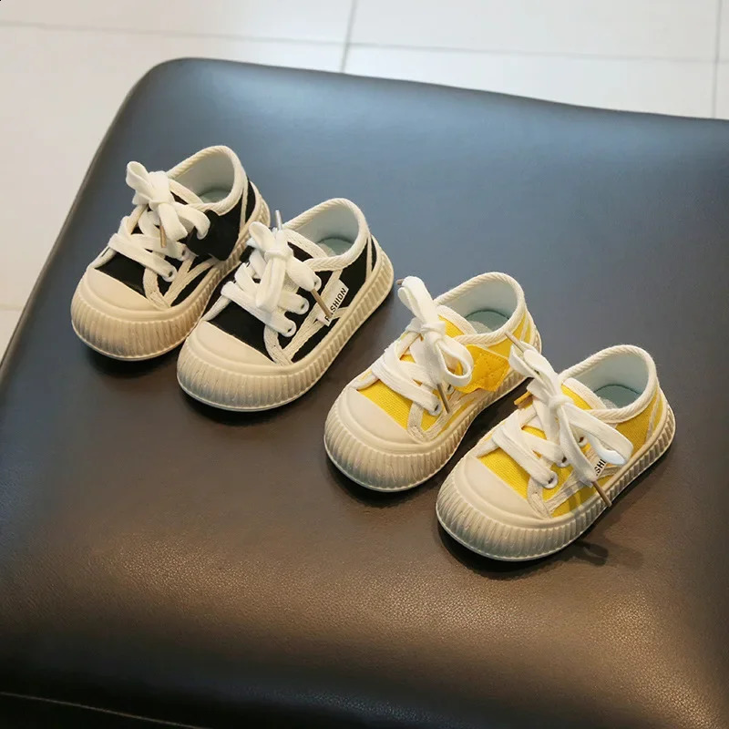 Lightweight Canvas Shoes for Baby Boy Casual Shallow Toddler Girl Shoes Outdoor Flexible Sole Infant born Sneakers H01263 241223