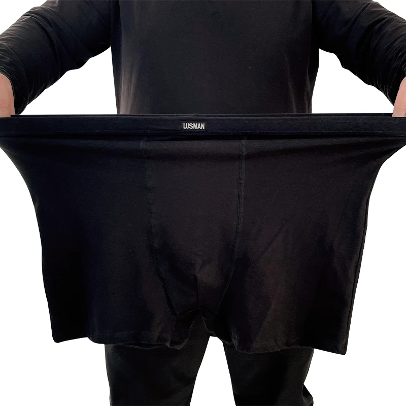 Men's Boxers Plus Size for 90-200kg Large Size Shorts Comfortable Underwear Full Cotton Fabric High Quality 3XL-10XL
