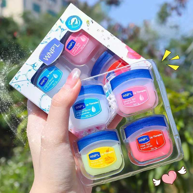 4/6/8pcs Moisturizing Lip Balm Set Whitening Moisturizing Base Natural Plant Base Moisturizing Crack Lip Care Jelly MoisturizerXJ241223