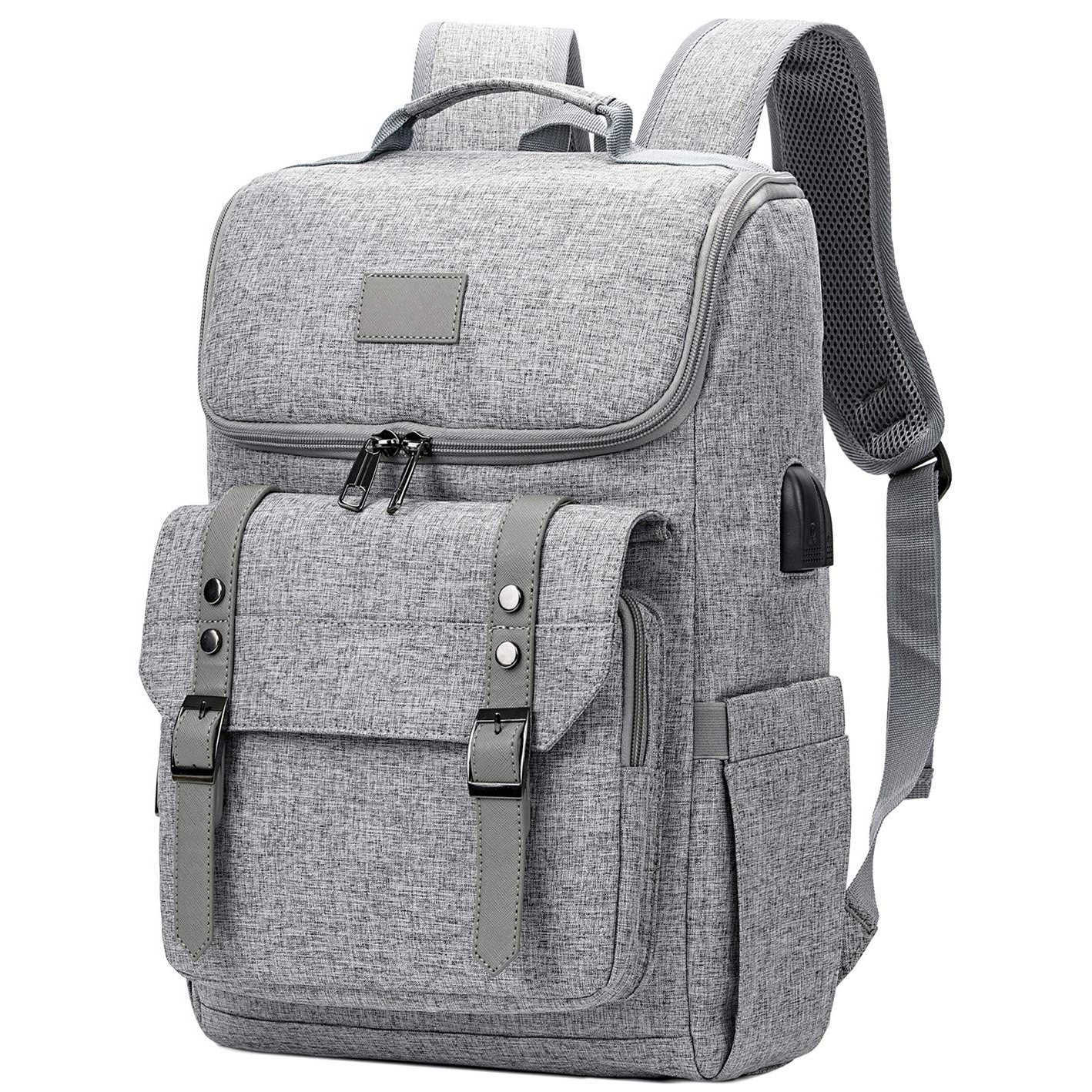 Computer Backpack Korean Version Student Oxford Cloth Mens Travel Bag with Usb Simple Back Pack Schoolbag 241223