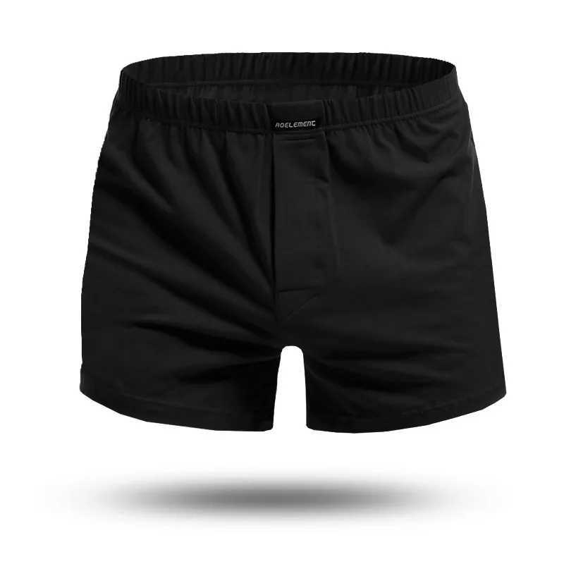 Mens underwear cotton boxing shorts mens arrow pants loose pants Cueca solid breathable U-shaped transparent bag mens underwear W241223