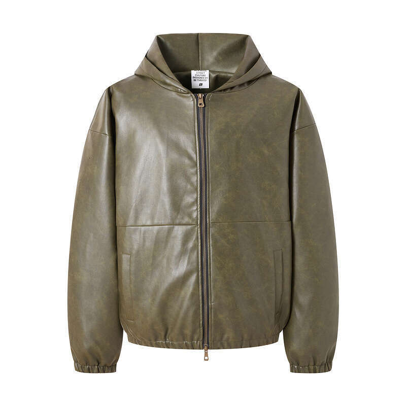Men's Wear Autumn/Winter American Leather Loose Trendy Brand Barn Style Wearing Jacket for Men