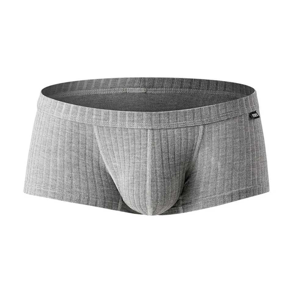 Mens sexy boxing leggings ribbed underwear raised pocket underwear low waist underwear breathable sweatshirts boxing underwear cropped shorts W241223