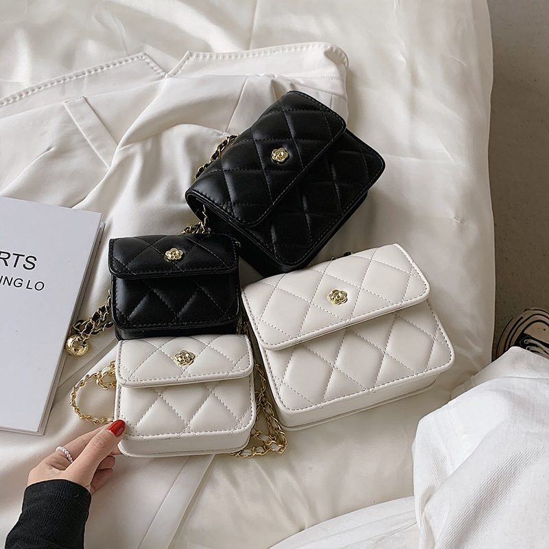 Mini Quilted Crossbody - Elegant Black Flap Shoulder Bag With Chain Strap, Lightweight For Daily Use New Free Delivery Designer Bag