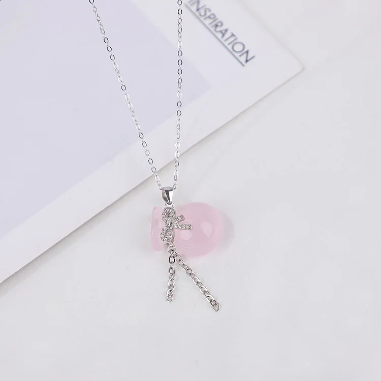 Elegant Fashion Bow Decorative Pendant Real 925 Sterling Silver Women Necklace 241220