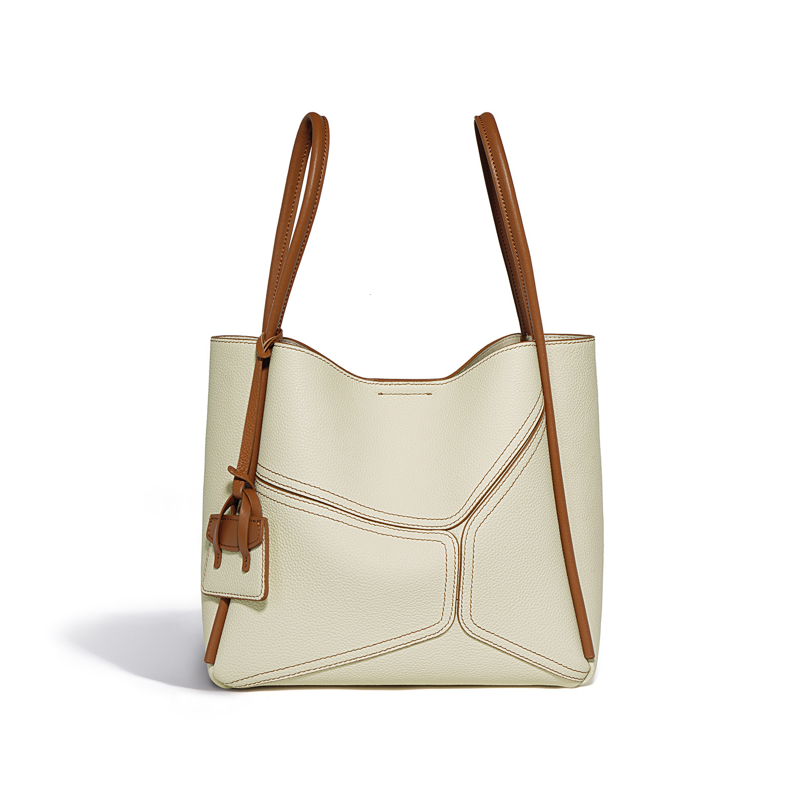 Cowhide Exact Replica Quiet Designer Brand Ladies Handbags Purse Tendance Women's Bags Bucket Hand Bag For Women Genuine Leather Casual