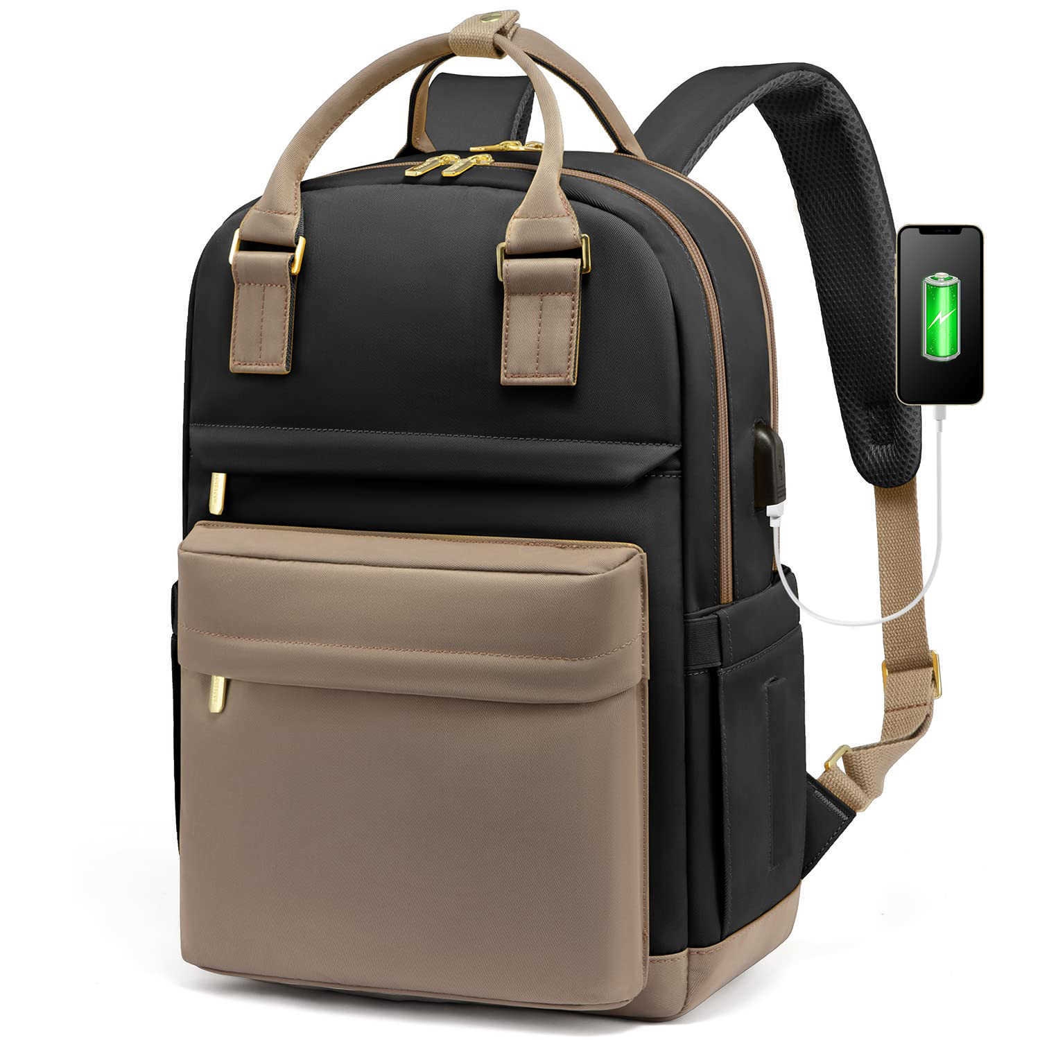 Womens Fashion Backpack with Usb Mens Laptop Backpacks Portable Travel Bag Casual Book School Bags 241223