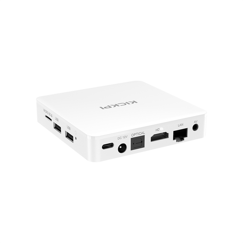 KICKPI KP1 TV Box Amlogic S905Y4 Media Player 4K Android 12 Set Top Box 2GB RAM 32GB ROM AV1 2.4G 5G WiFi BT5.0