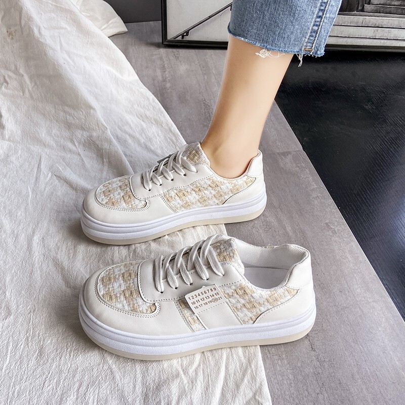 Small White Ddmywed With A Niche Design Sense For Women New Spring And Autumn Versatile Student Canvas Ins Trendy Board Shoes Chinese Brand F Ddmysatu
