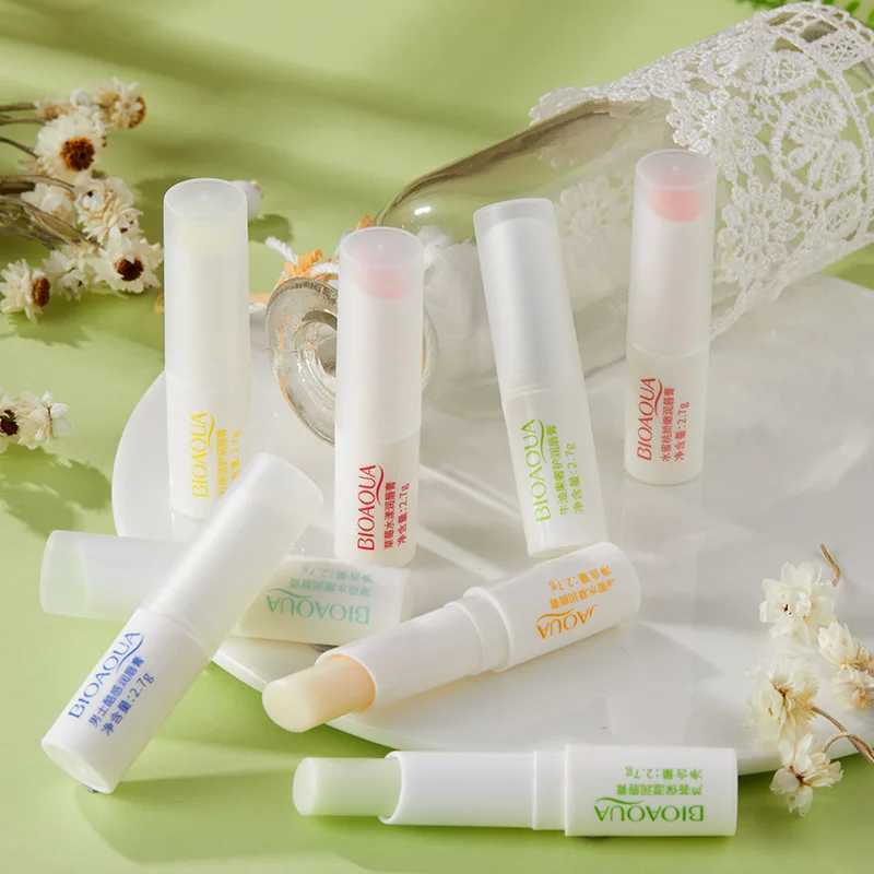Aloe strawberry lipstick is not easy to fade lipstick Peach moisturizing long-lasting color moisturizing lipstickW241223
