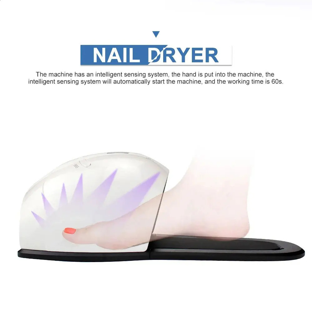 48W LED UV Manicure Lamp for Feet Professional Nail Dryer Portable Gel Nail Polish Curing Nail Gel Varnish Nail Art Tools 241223