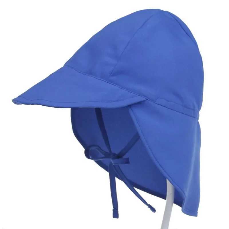 Caps Hats Childrens bucket hat adjustable summer baby quick drying hat wide brown beach travel UV protection outdoor basic sun hat H241223