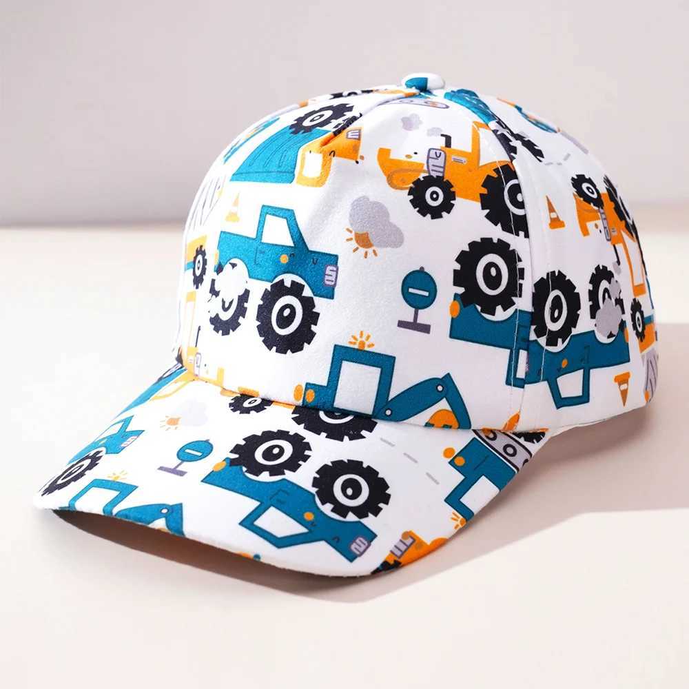 Caps Hats New Cartoon Animal Summer Baby Baseball Hat Boys and Girls Travel Sun Childrens Beach Accessories H241223ZSQH