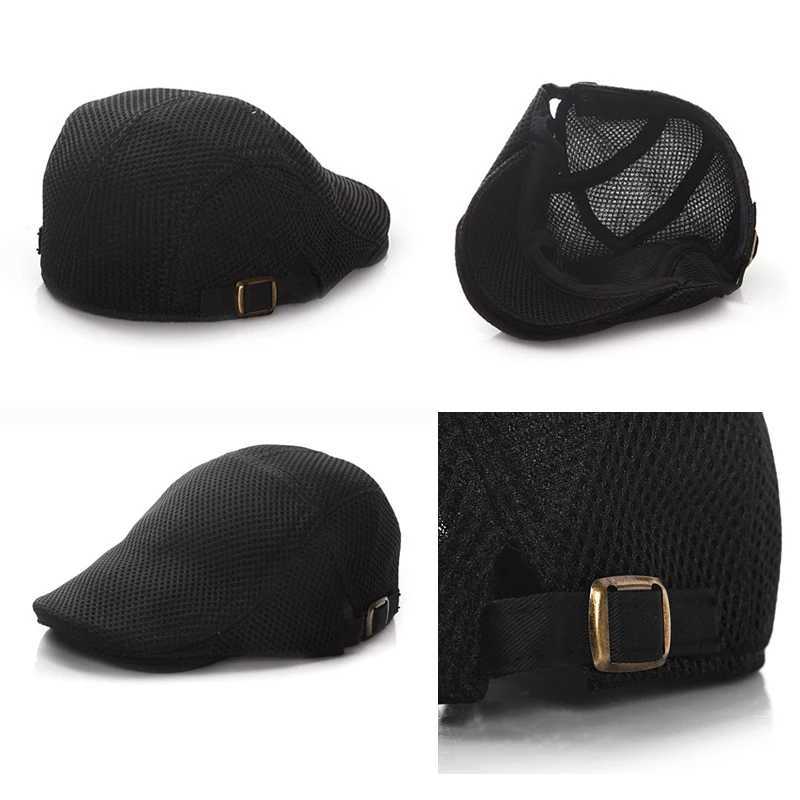 Caps Hats Summer boys baby hat retro baby hat childrens hat adjustable childrens beret 2-6Y H241223