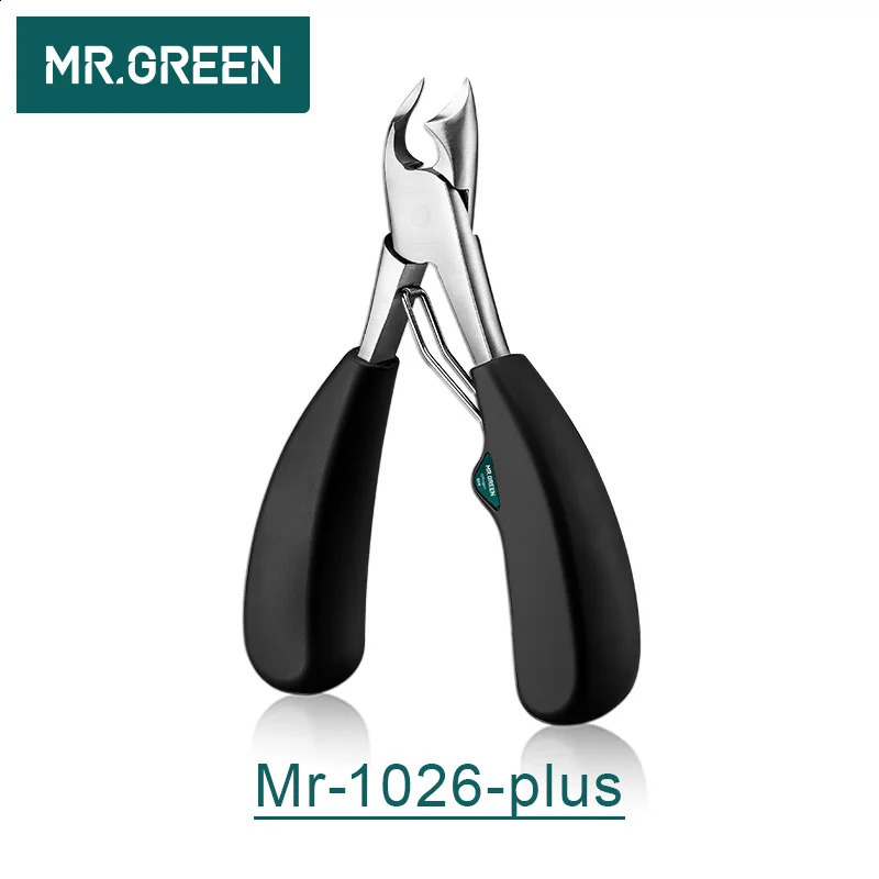 MR.GREEN Toe Professional Stainless Steel Manicure milling cutter Pliers Cuticle Scissors Nail Clipper The Nail Cutter 241223