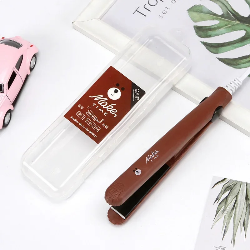 1PC Curling Iron Mini Hair Iron Pink Corrugated Plate Electric Curling Iron Hair Art Styling Tools 241223