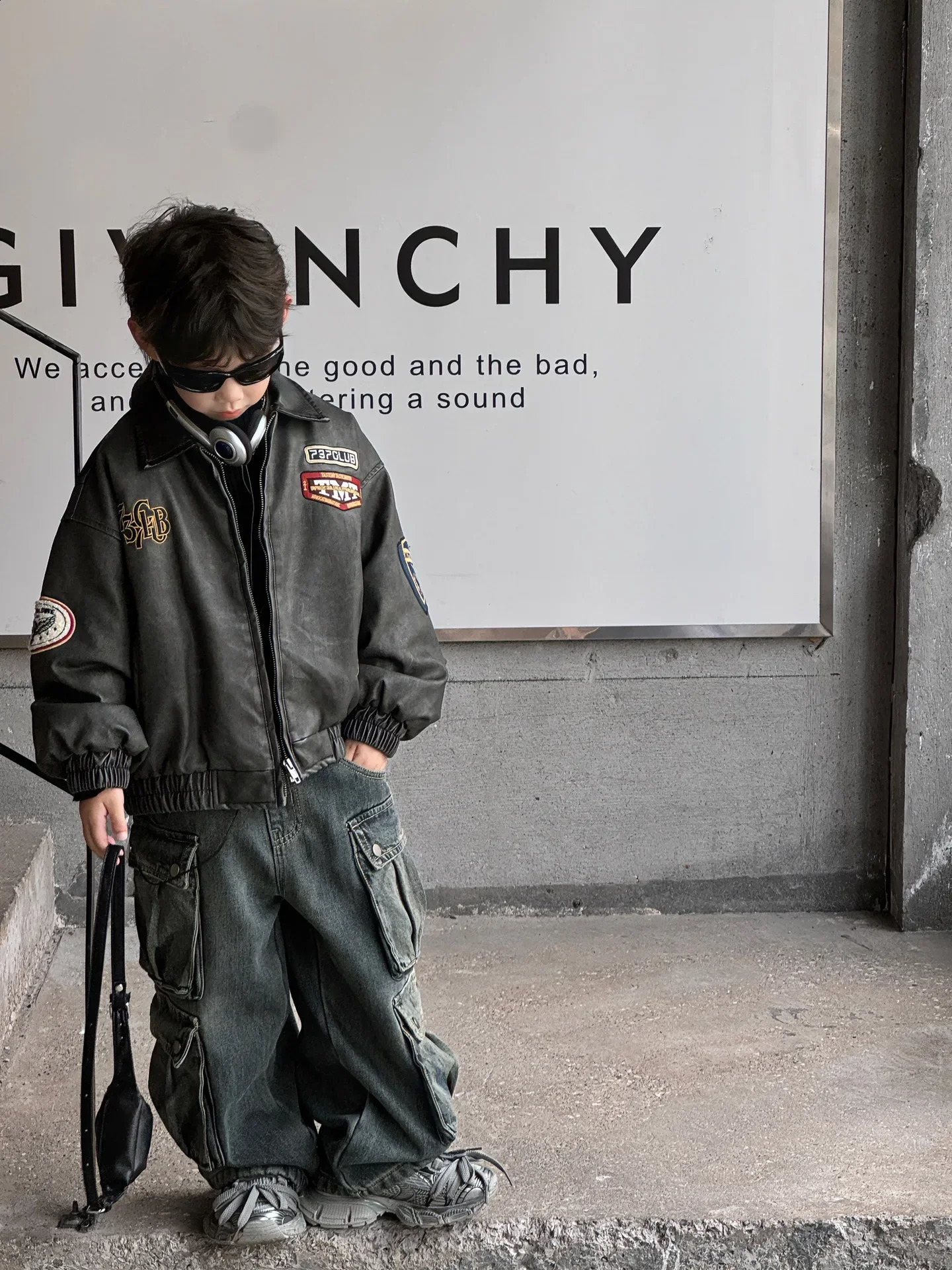 Children Clothing American Style Retro Personality All Match Jacket Winter Boys Handsome Fashion Thickened Jacket 241223