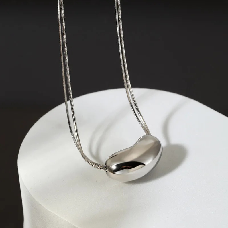 925 sterling silver necklace Korean version niche fashion item trendy matching accessories 241220