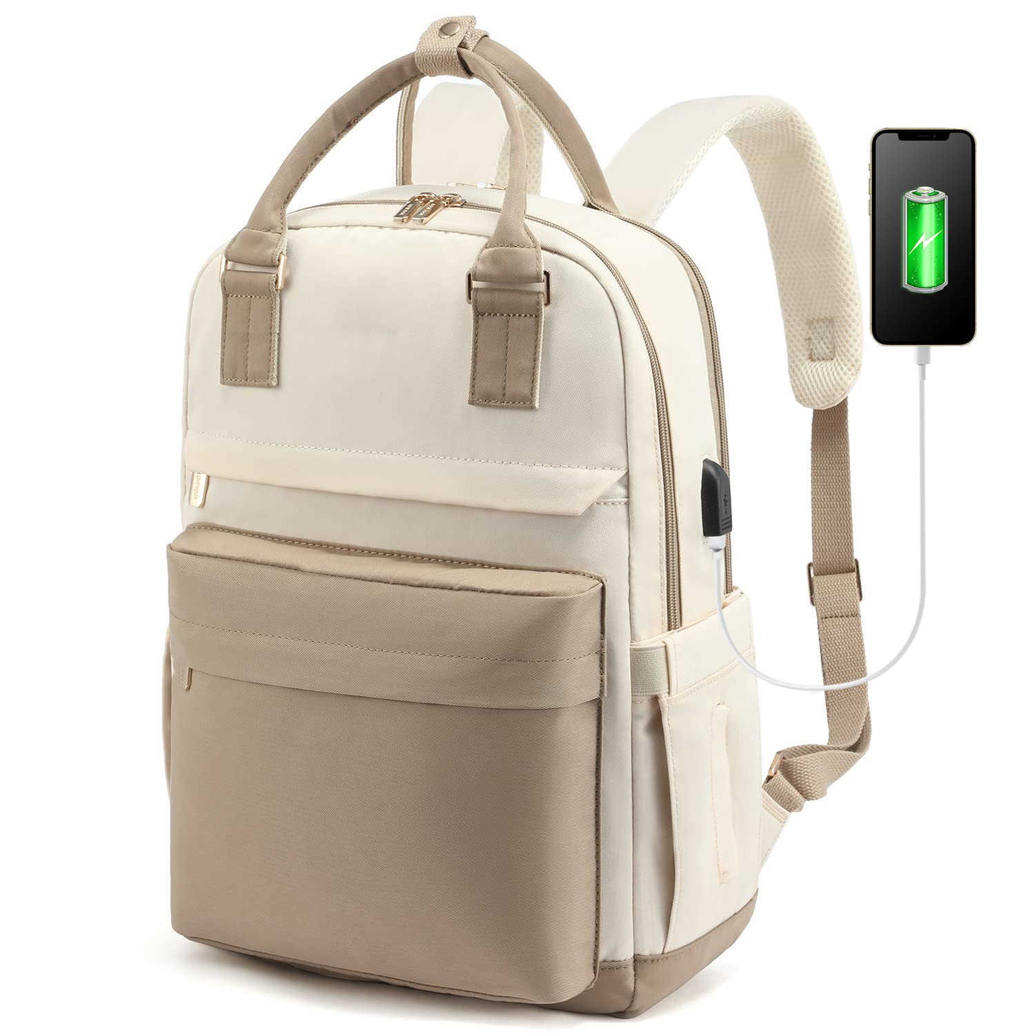 Womens Fashion Backpack with Usb Mens Laptop Backpacks Portable Travel Bag Casual Book School Bags 241223