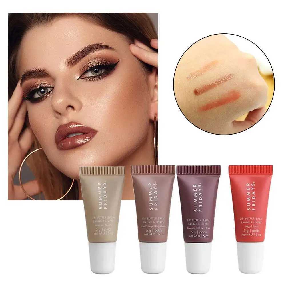 4 pieces/set Summer Friday mini lipstick set Screen moisturizing lasting moisturizing lipstick beautyW241223