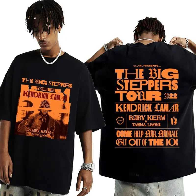 Summer Rapper Kendrick Lamar Good Kid T Shirt Mens Womens Hip Hop Graphic Short Sleeve Oversized T-shirts Harajuku StreetwearXJ241223