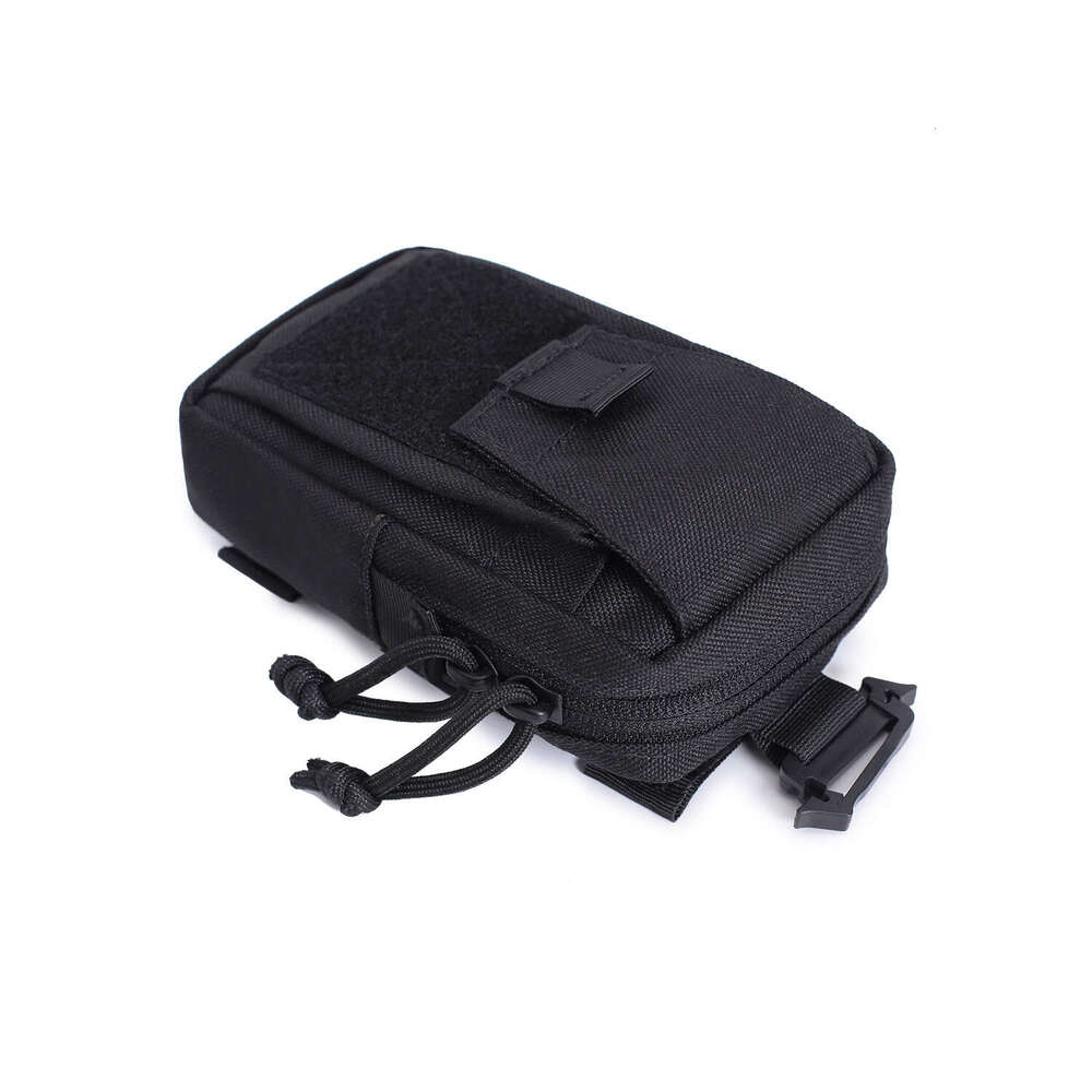 Outdoor tactical mobile phone card walkie talkie compass double shoulder accessory bag, miscellaneous bag
