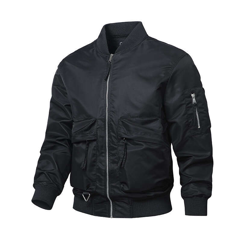 Workwear autumn and winter tough guy live broadcast Air Force MA1 pilot men's flight jacket