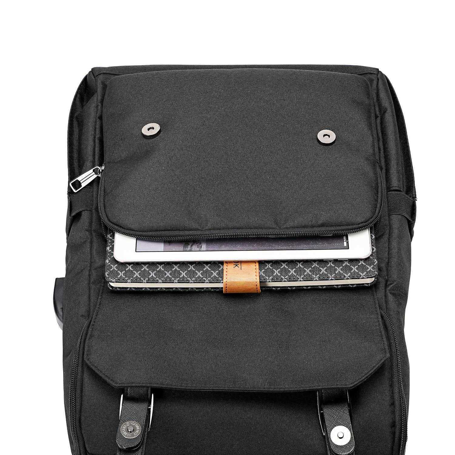 Computer Backpack Korean Version Student Oxford Cloth Mens Travel Bag with Usb Simple Back Pack Schoolbag 241223