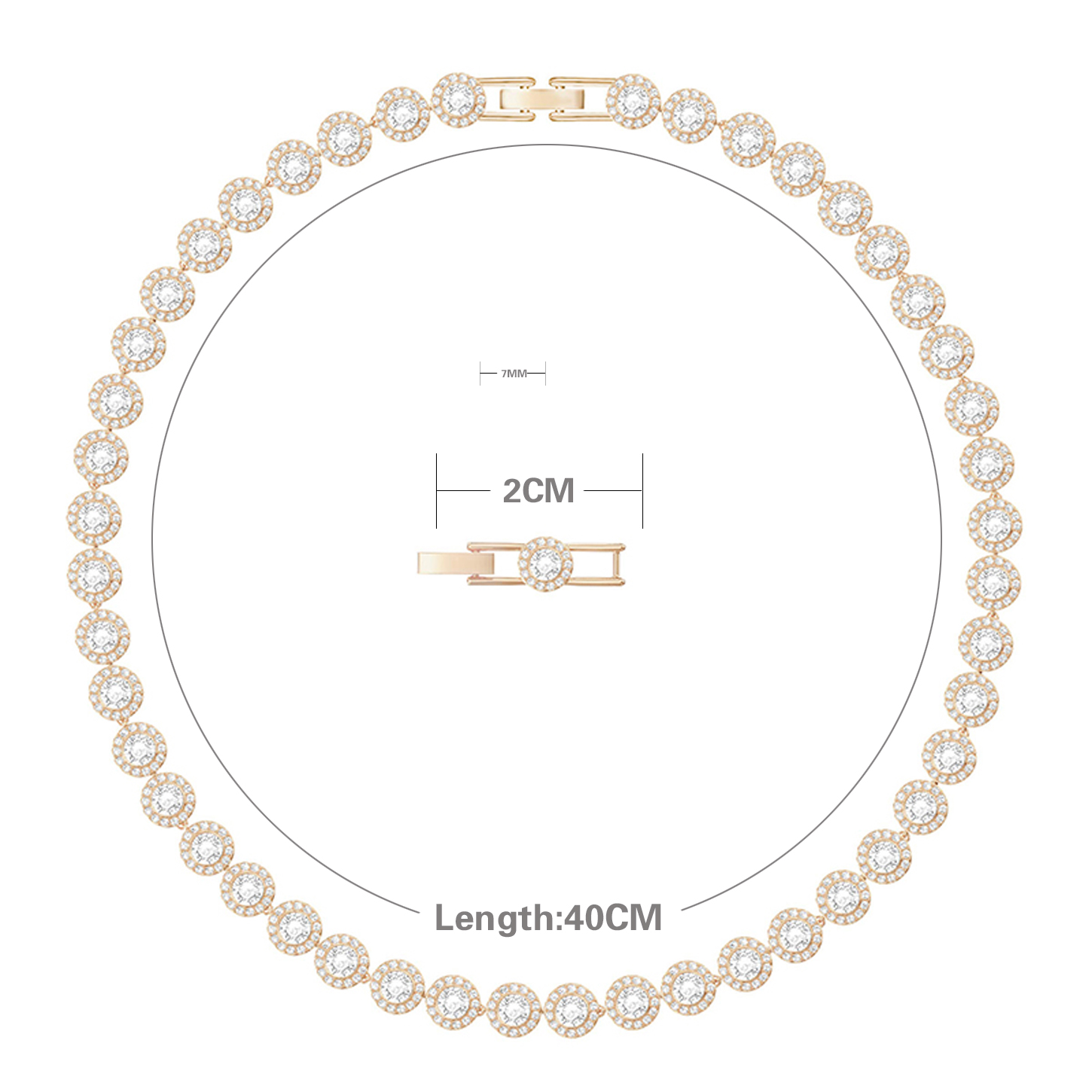 bracelets tennis bracelet women men sier plated inlaid blue sqart crystal dia designer jewelry woman valentines day gift
