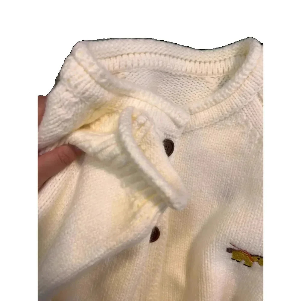 Japan fashion Retro Green Knit cardigan Sweater Outerwear Women 2024 Spring Lazy Loose Wind Soft Glutinous Top 241220
