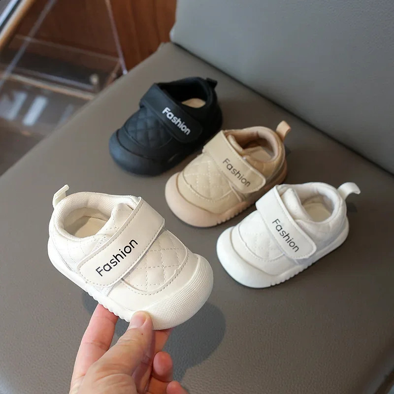Baby Sneakers Autumn Infant Fall Shoes born First Walkers Unisex Baby Boy Girl Casual Walking Shoes Khaki Black Beige White 241223