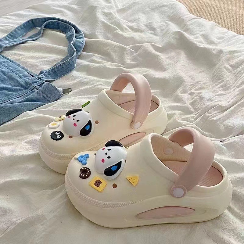 2025 free shipping new for womens pink rose red yellow brown Multiple styles of height increasing anti slip thick soled beach slippers
