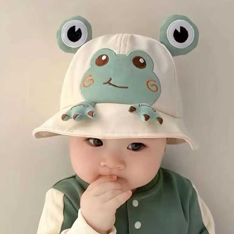 Caps Hats Baby Bucket Hat 2023 Childrens Spring Festival Outdoor Boys and Girls Sun Hat Summer Cute Flowers and Plants Children Fishermans Hat Cotton 
