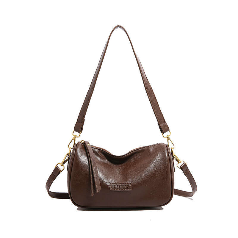 Trendy Women's 2024 Autumn New Fashionable Commuting Dumpling Casual Versatile Single Shoulder Crossbody Bag