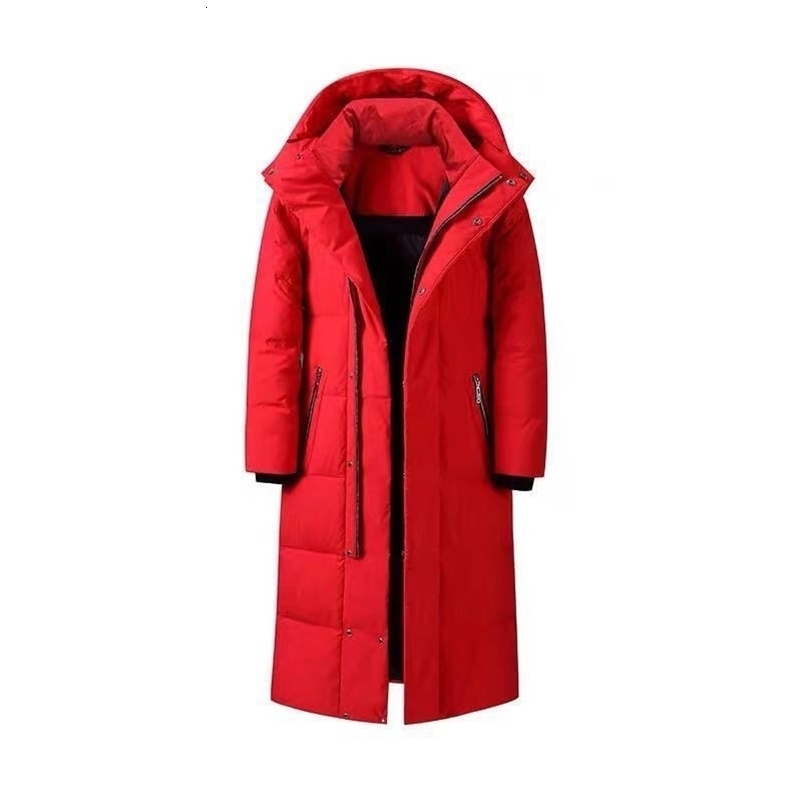 Men Oversized Long Cotton Parka Puffer Outwear Coats Streetweare Male Down Jacket Solid Winter Thick Warm 241220